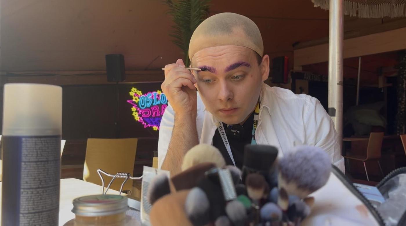 Krister Pedersen ved Oslo Dragfestival